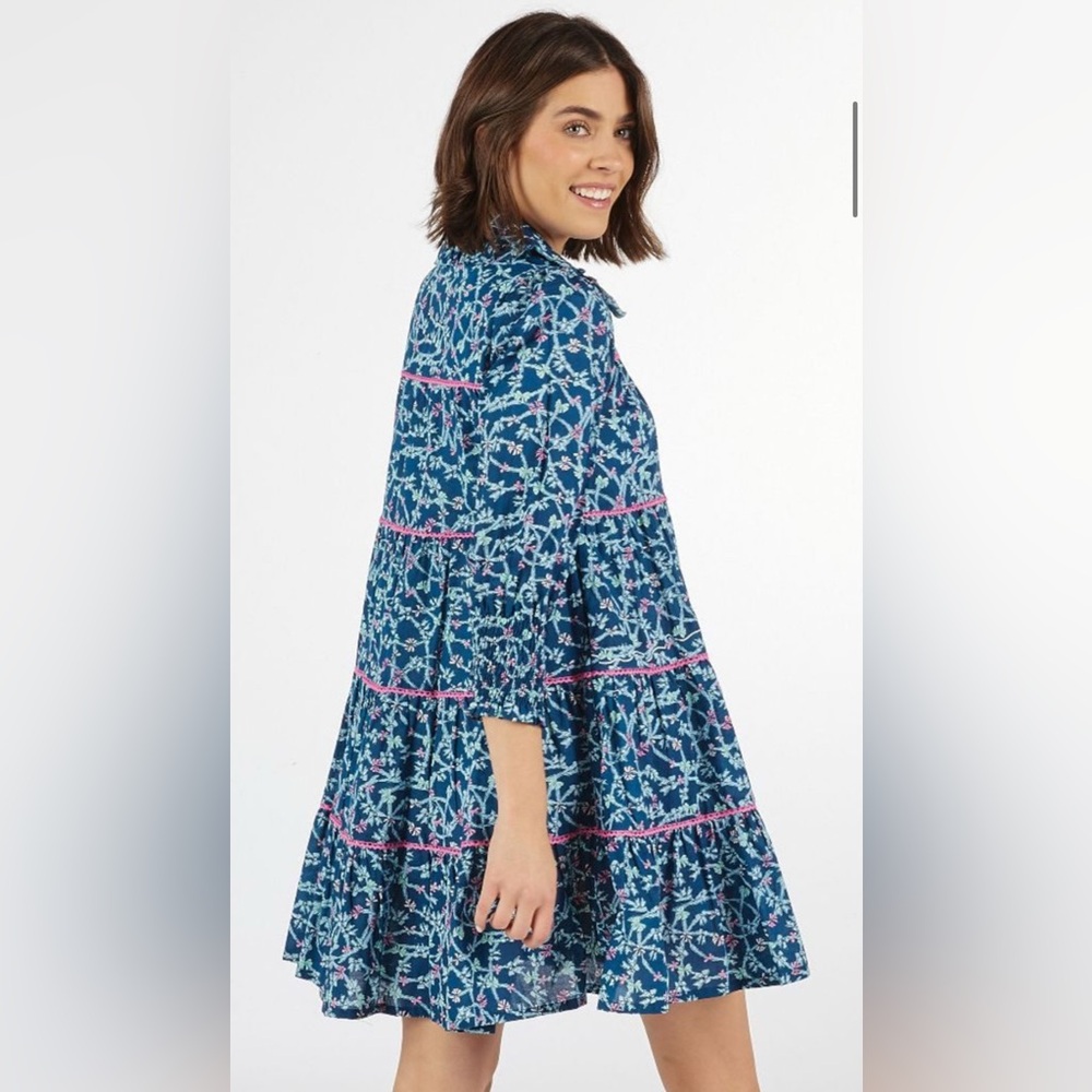 NWT Sinply Southern Allie Blue Bow Dress - Picture 3 of 3